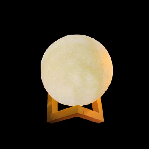 달님 무드등 (Moon Lamp)12 cm( 웜옐로우 컬러 )