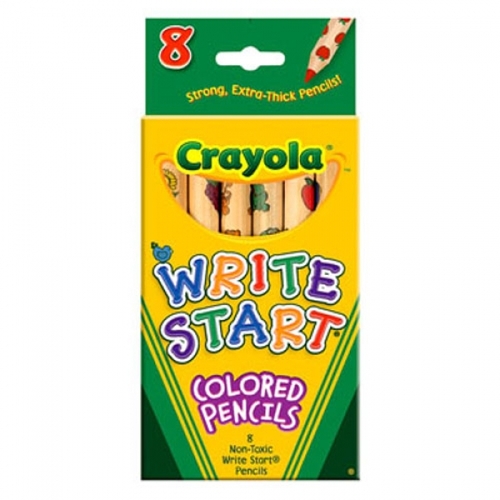 8색 유아용 색연필